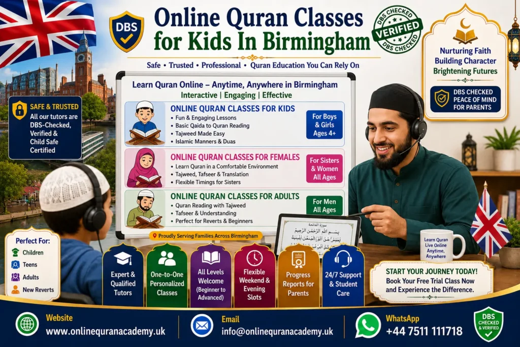 Online Quran Classes for Kids in Birmingham: The Complete 2026 Guide for Parents